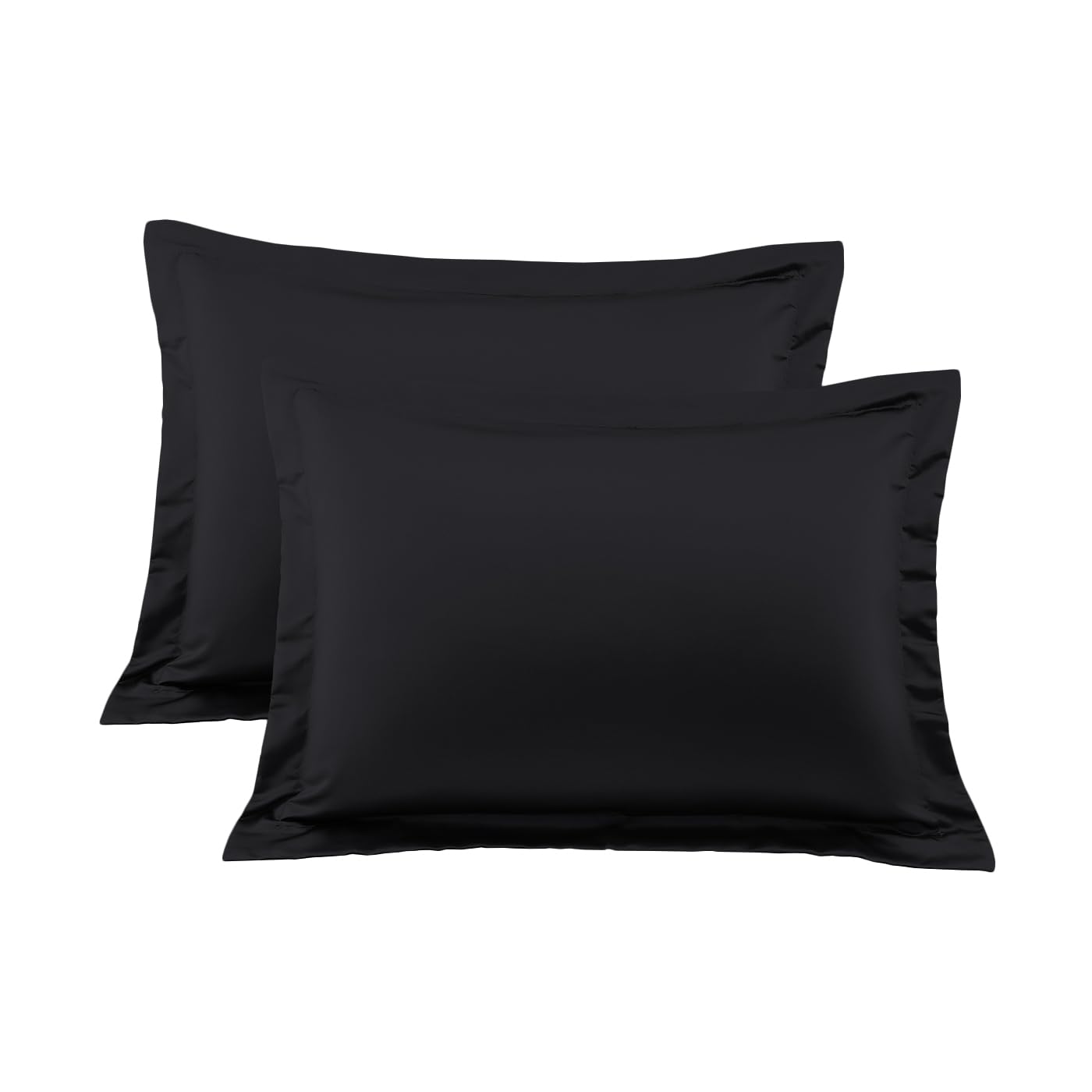 King Pillow Shams Set of 2 White Pillow Shams King Size 20x36 Pillow Covers 100% Egyptian Cotton 600 Thread Count Soft Skin Friendly Cushion Cover Cases Decorative Pillow Shams for Bed