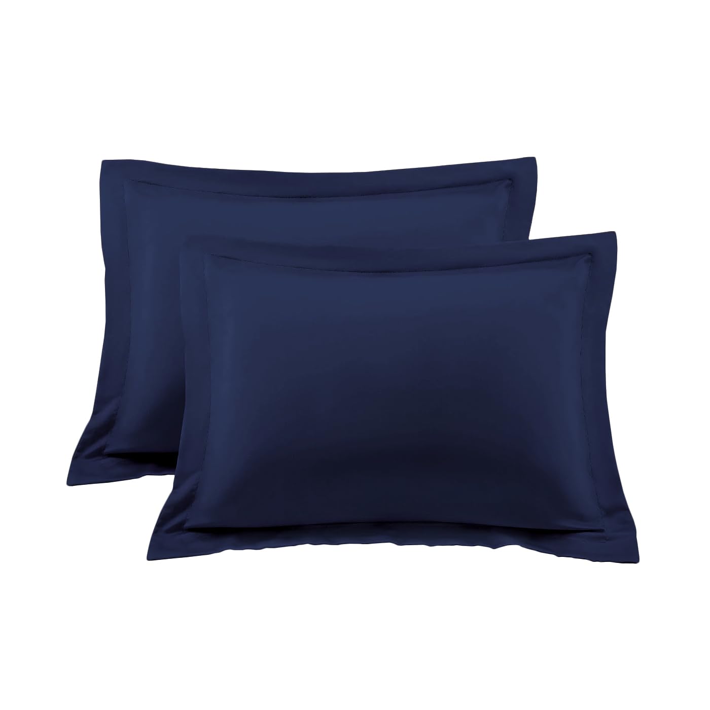 King Pillow Shams Set of 2 White Pillow Shams King Size 20x36 Pillow Covers 100% Egyptian Cotton 600 Thread Count Soft Skin Friendly Cushion Cover Cases Decorative Pillow Shams for Bed