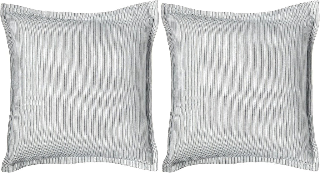 Tommy Bahama - Euro Sham, 100% Soft Cotton Bedding with Envelope Closure, Machine Washable Bedding Accent Pillow (Raw Coast Blue, 26" x 26")