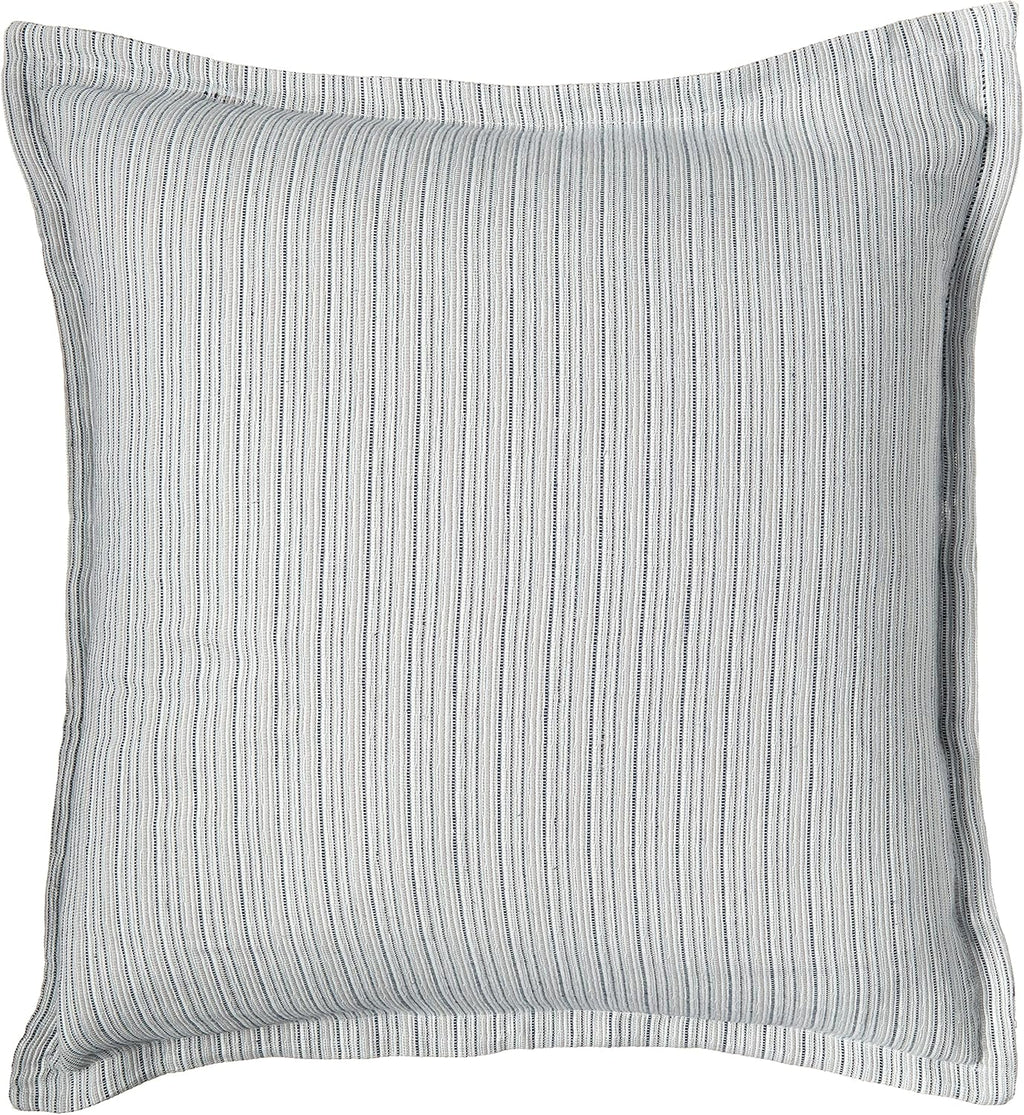 Tommy Bahama - Euro Sham, 100% Soft Cotton Bedding with Envelope Closure, Machine Washable Bedding Accent Pillow (Raw Coast Blue, 26" x 26")